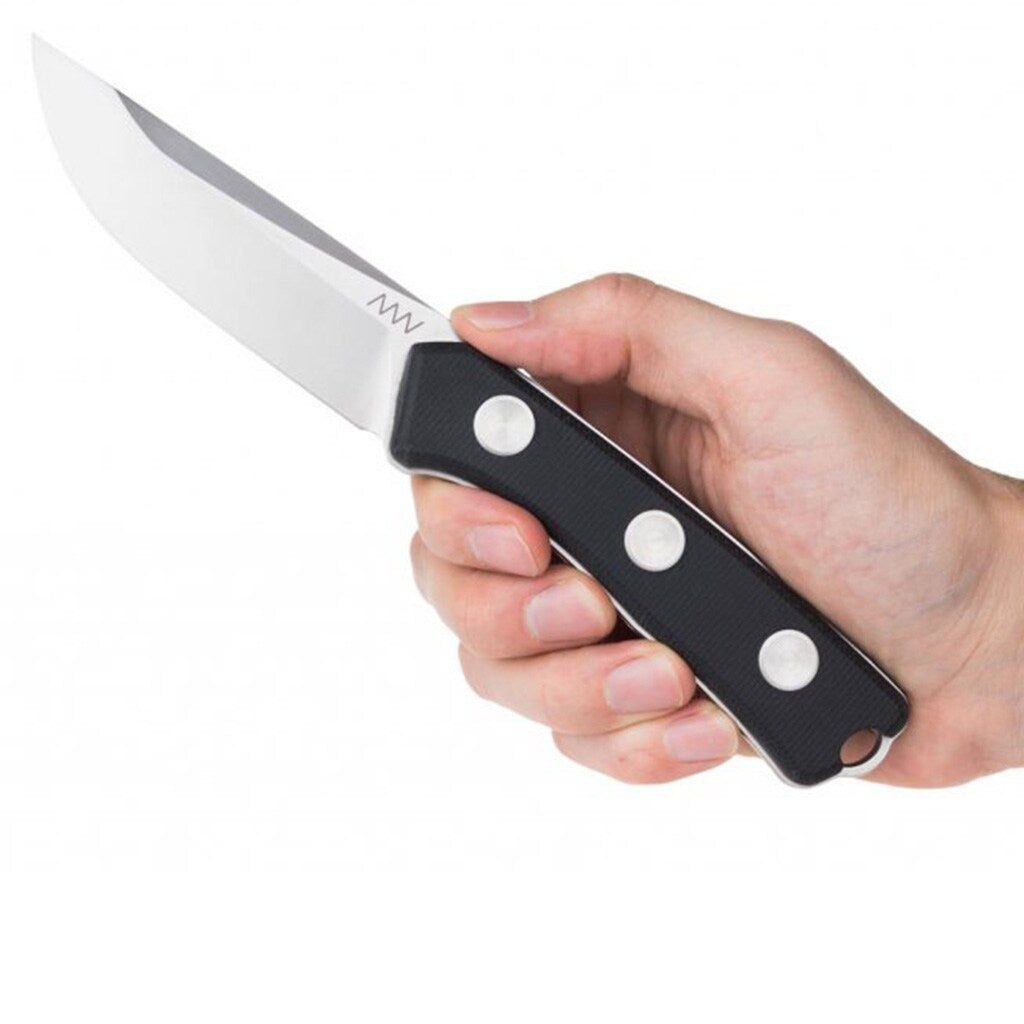Nóż ANV Knives P200 Stonewash Black
