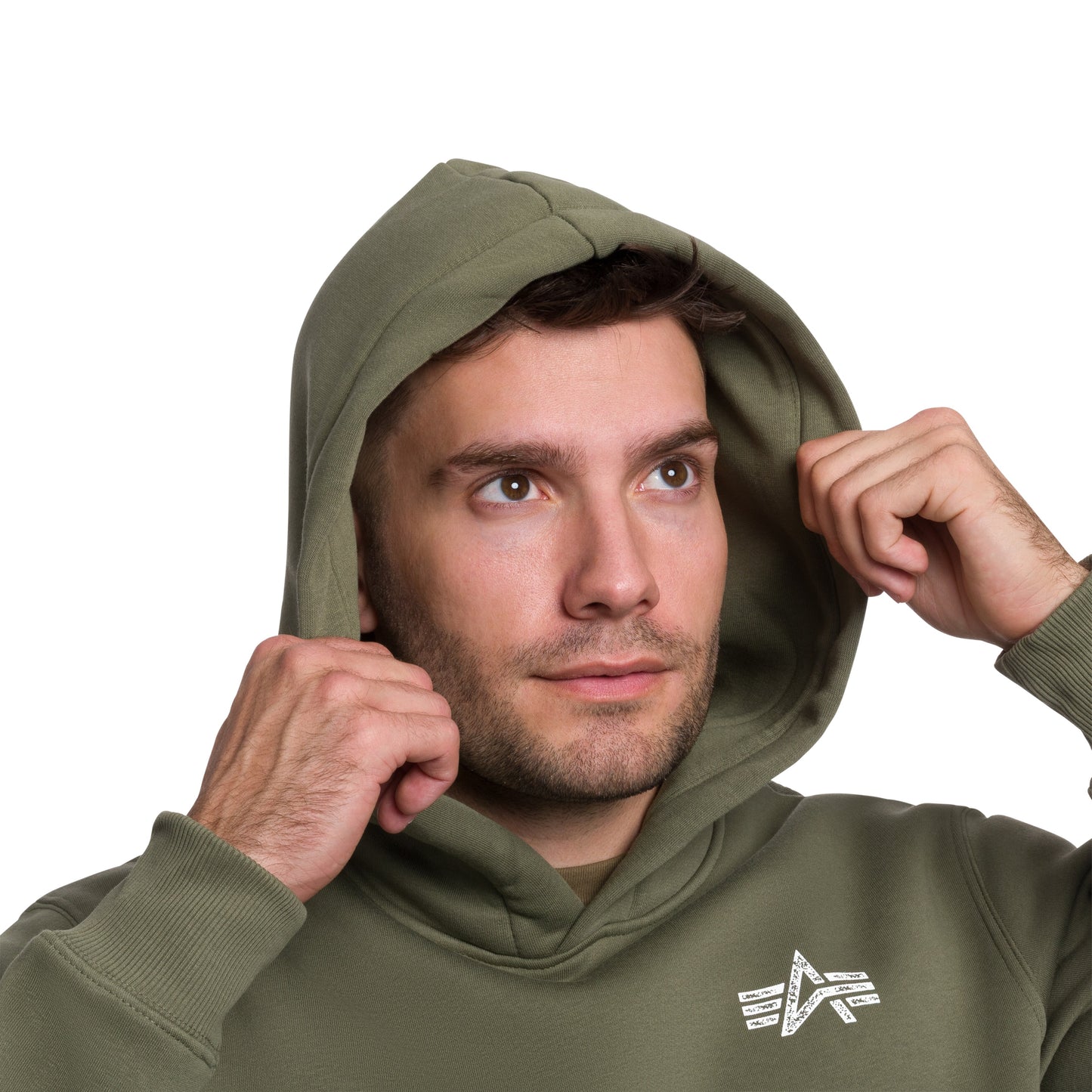 Bluza Alpha Industries Signature Back Print - Sage Green