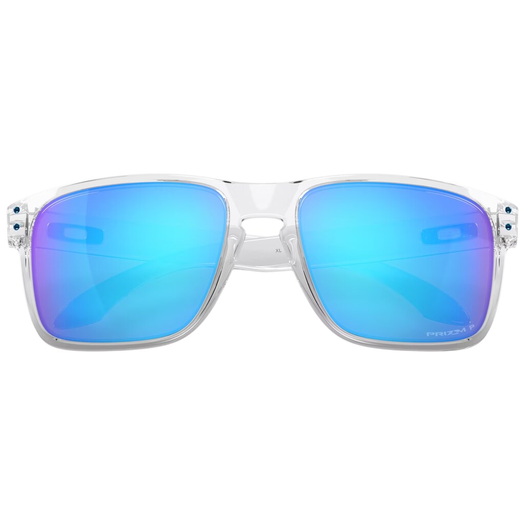 Okulary przeciwsłoneczne Oakley Holbrook XL - Polished Clear Frame/Prizm Sapphire Polarized Lenses