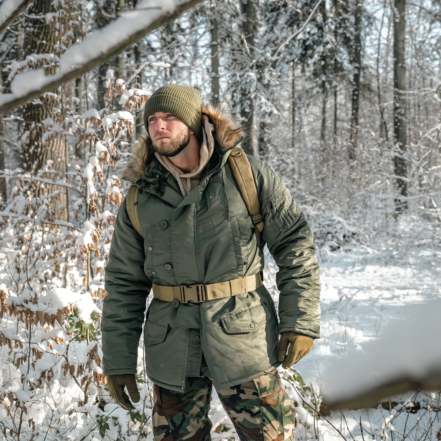 Kurtka Mil-Tec N3B Parka - Olive