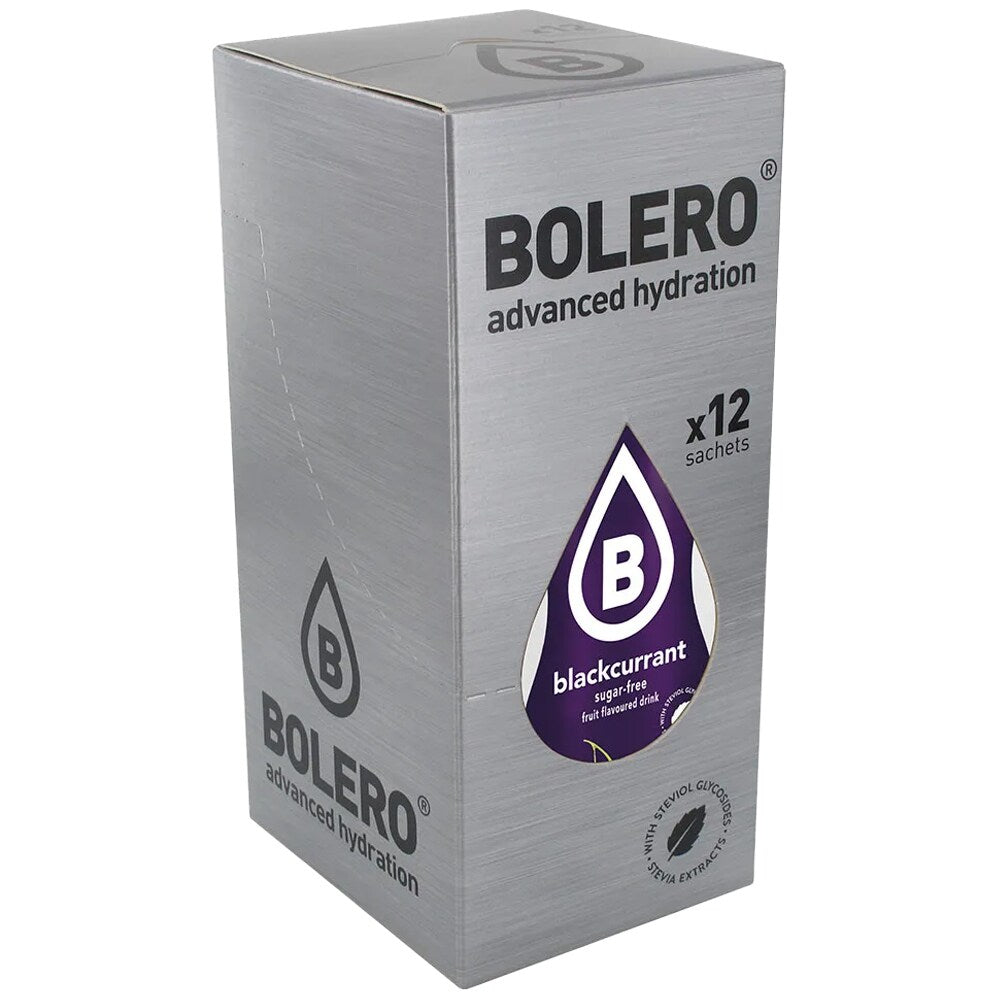 Napój w proszku Bolero Blackcurrant ze stewią 9 g - 12 szt.