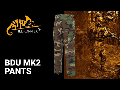 Spodnie Helikon BDU MK2 - Black