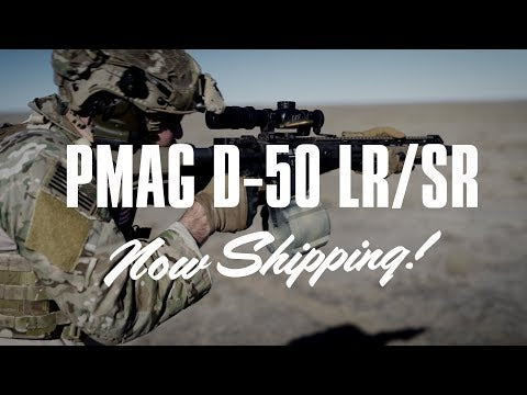 Magazynek 50 nabojowy Magpul PMAG D-50 LR/SR GEN M3 kal. 7.62 x 51 mm do karabinów AR10/SR25/M110 - Black