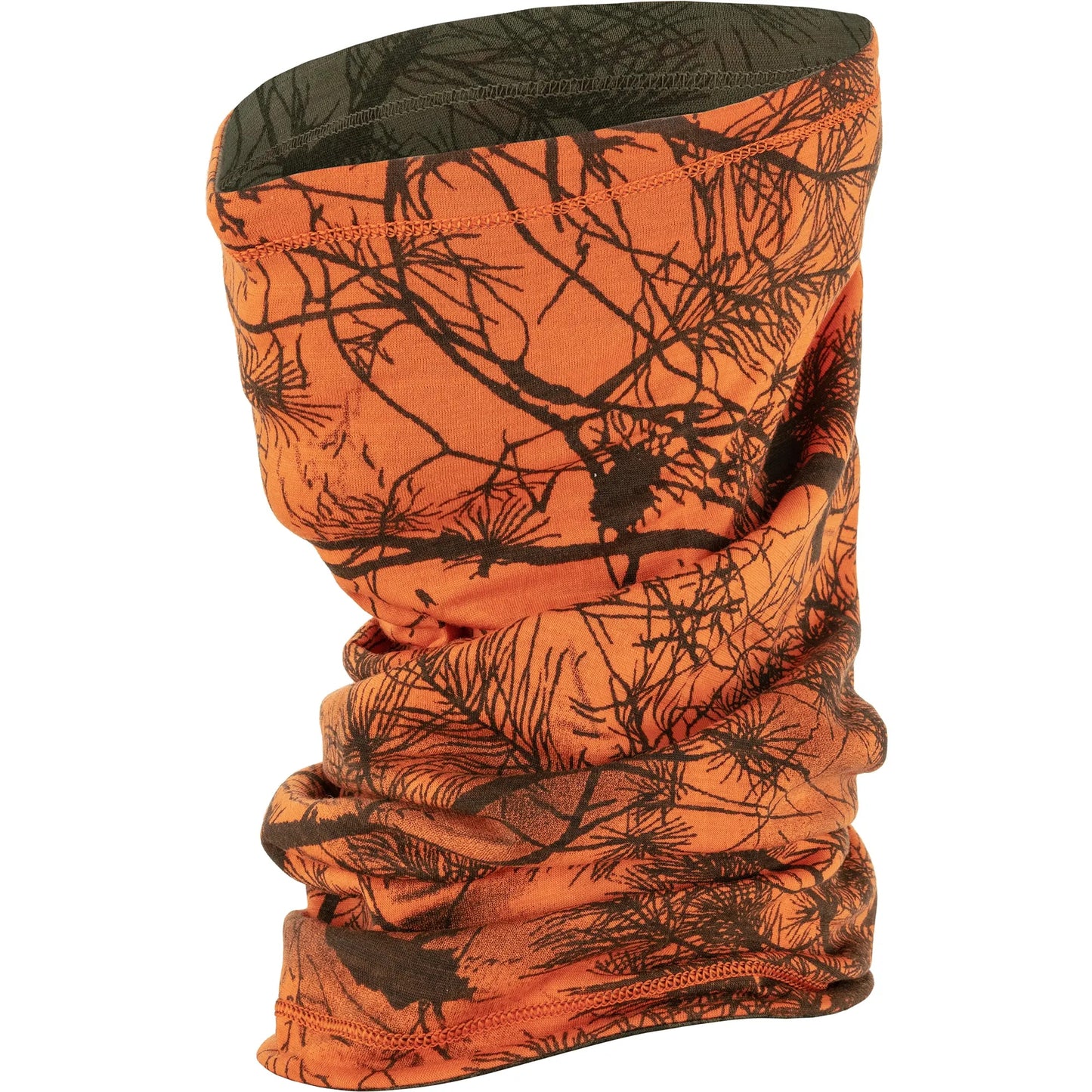 Chusta ochronna Fjallraven Lappland Neck Gaiter - Green Camo-Orange/Multi Camo