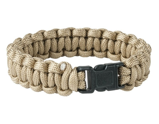 Bransoletka Paracord Helikon Survival Bracelet klamra - Coyote