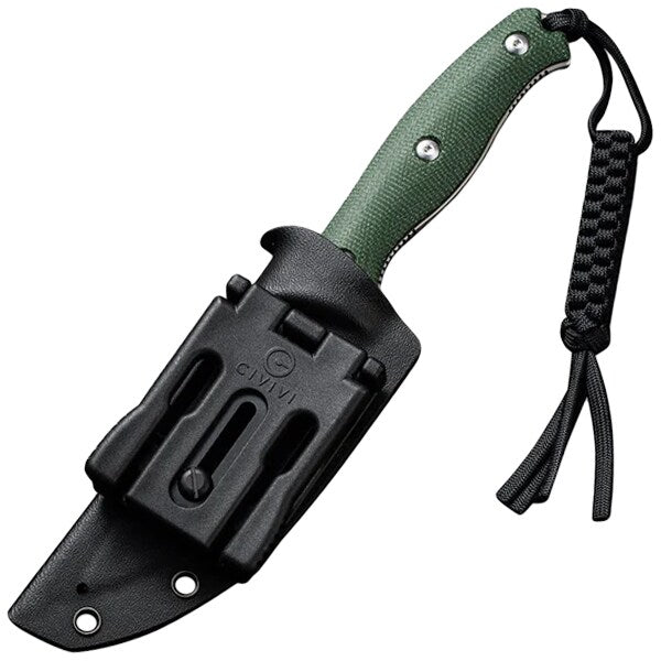 Nóż Civivi Stormridge Satin Nitro-V Canvas Micarta - Green