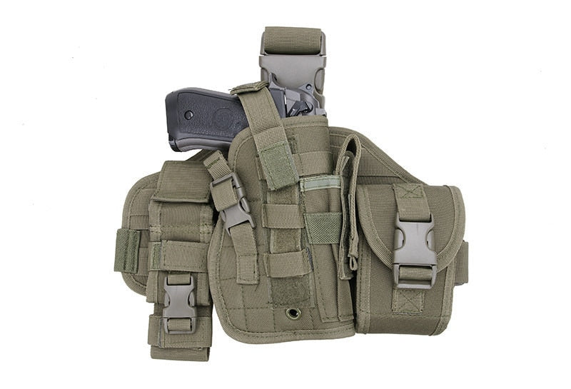 Panel udowy GFC Tactical z kaburą - Olive