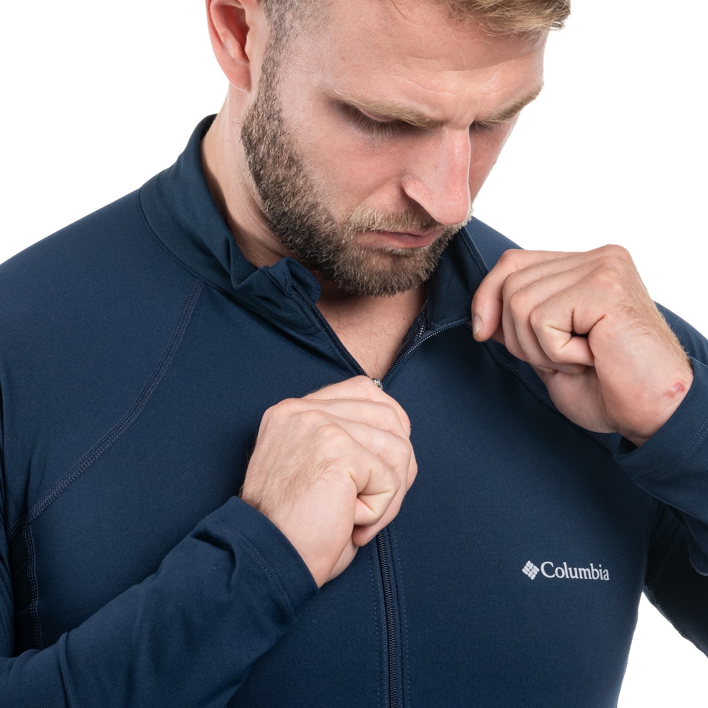 Bluza termoaktywna Columbia Midweight Stretch Long Sleeve Half Zip - Collegiate Navy