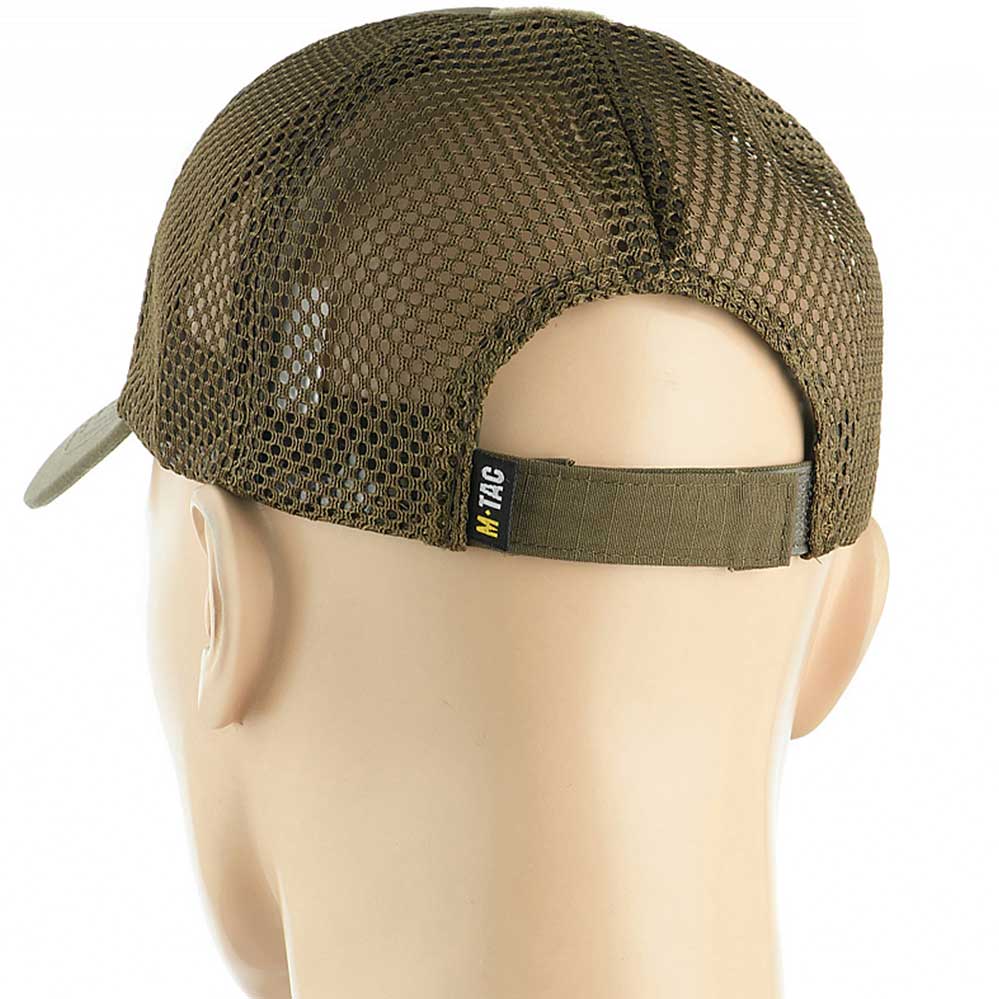 Czapka z daszkiem M-Tac Vent plus velcro Flex Rip-Stop - Dark Olive