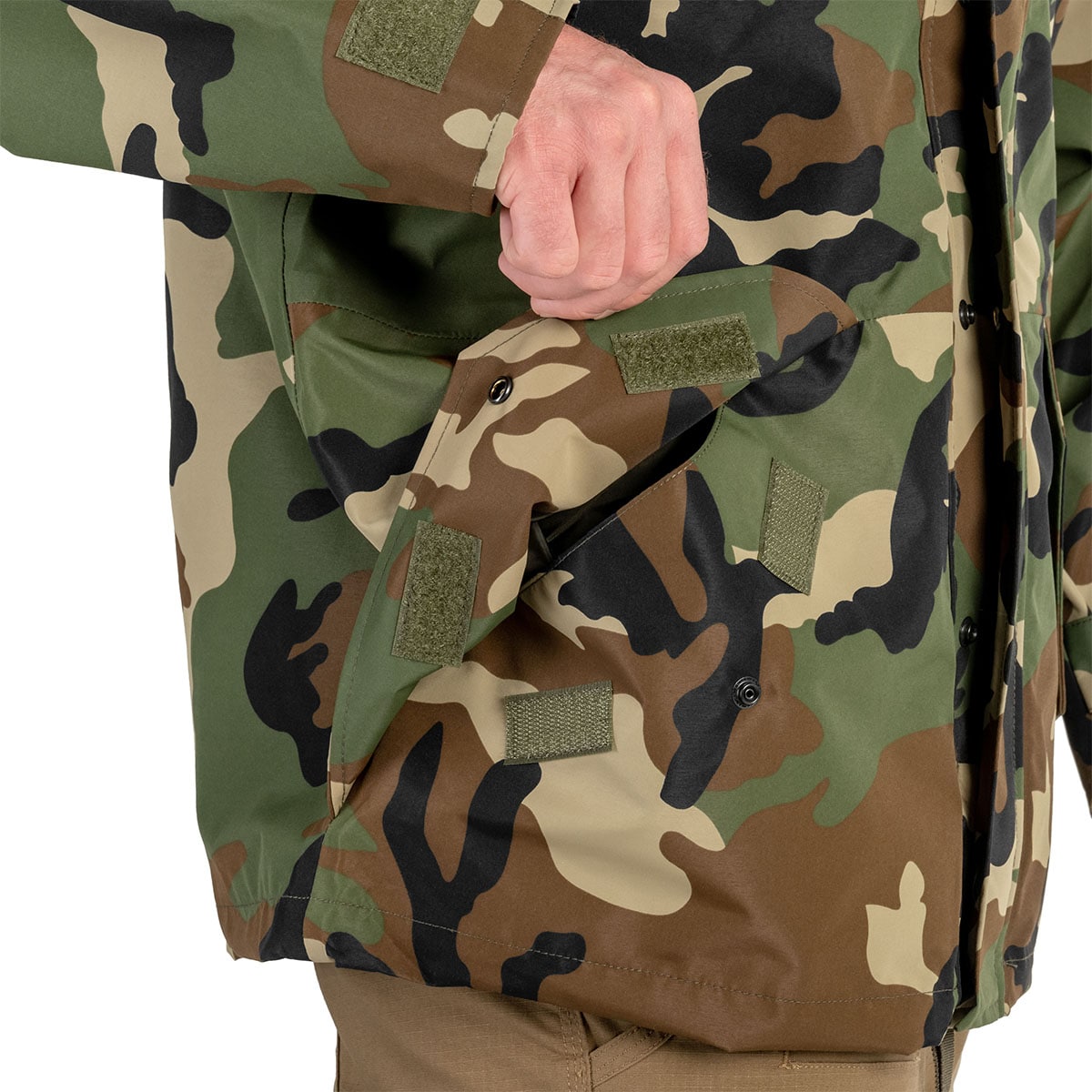Kurtka Mil-Tec Wet Weather 3-Layer Laminate Waterproof - Woodland