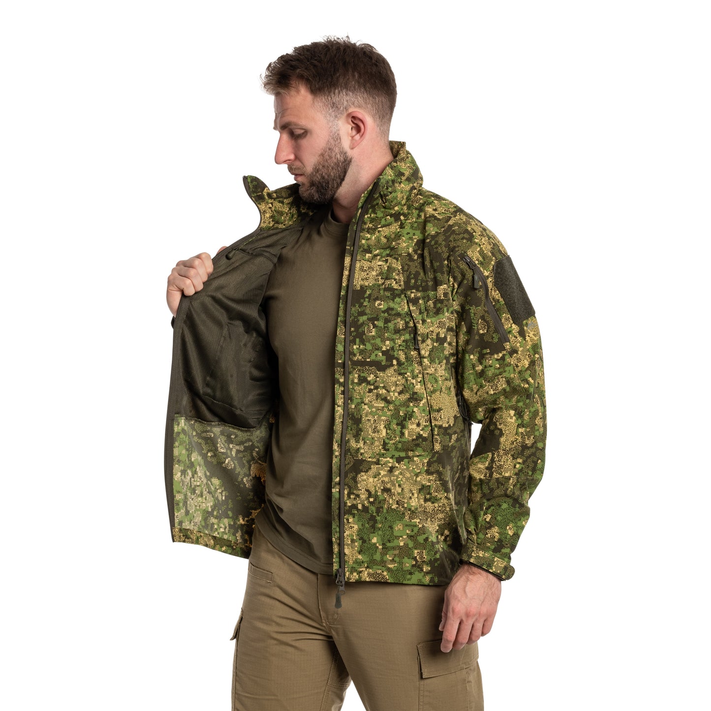 Kurtka Helikon Trooper StormStretch Softshell MK2 - Pencott Wildwood