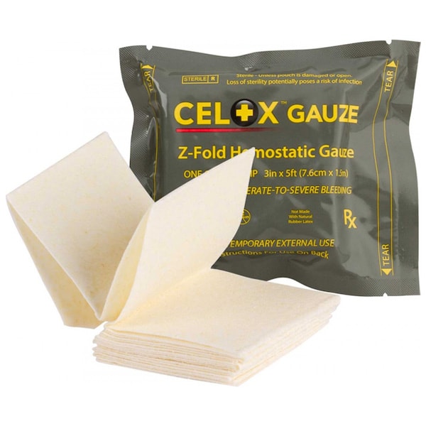 Opatrunek hemostatyczny Celox Gauze Z-Fold