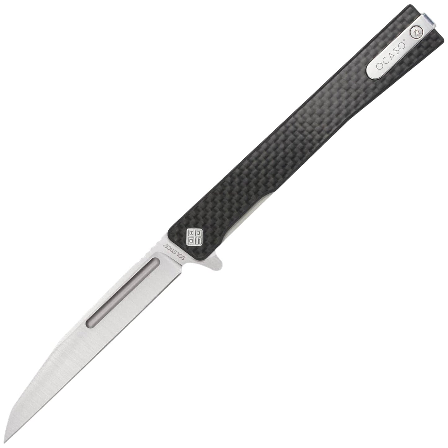 Nóż składany Ocaso Solstice Carbon Fiber Wharncliffe Blade - Satin