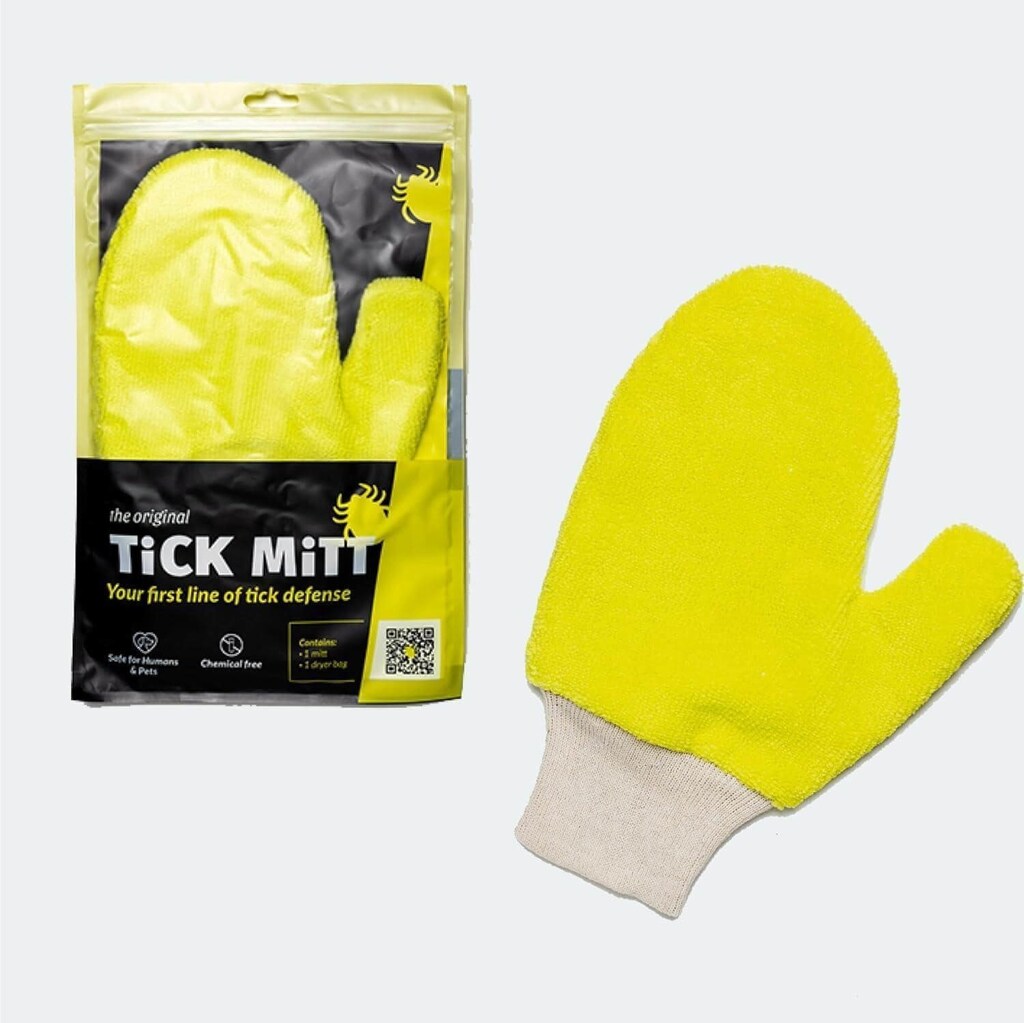 Rękawica Tick Mitt do usuwania kleszczy - Żółta