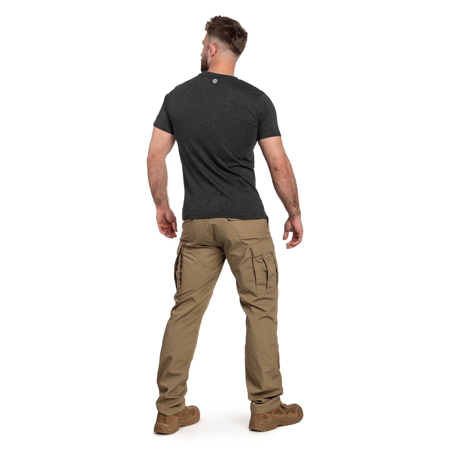 Koszulka T-Shirt Hi-Tec Plain - Dark Grey Melange