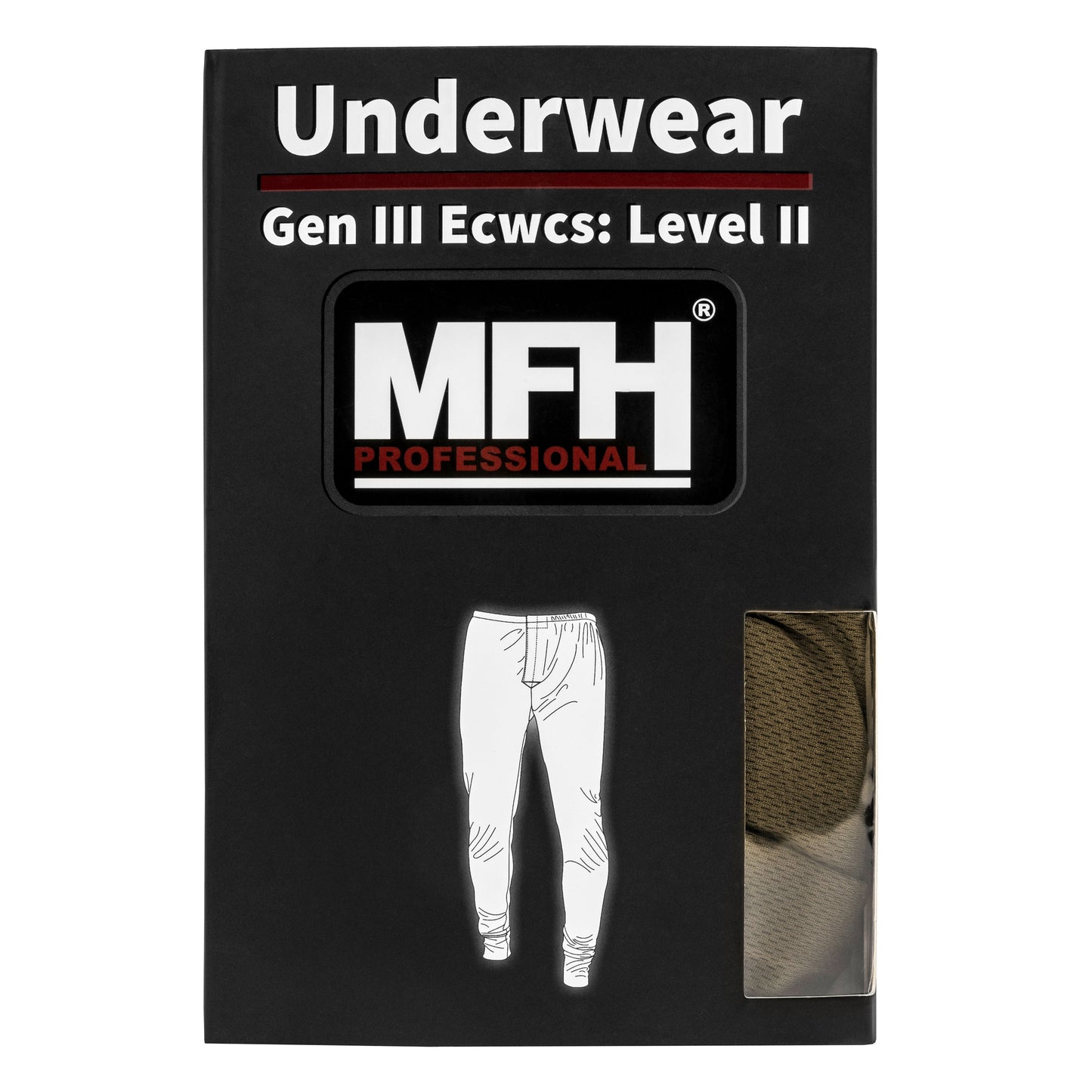Legginsy termoaktywne męskie MFH US Level I GEN III - Coyote