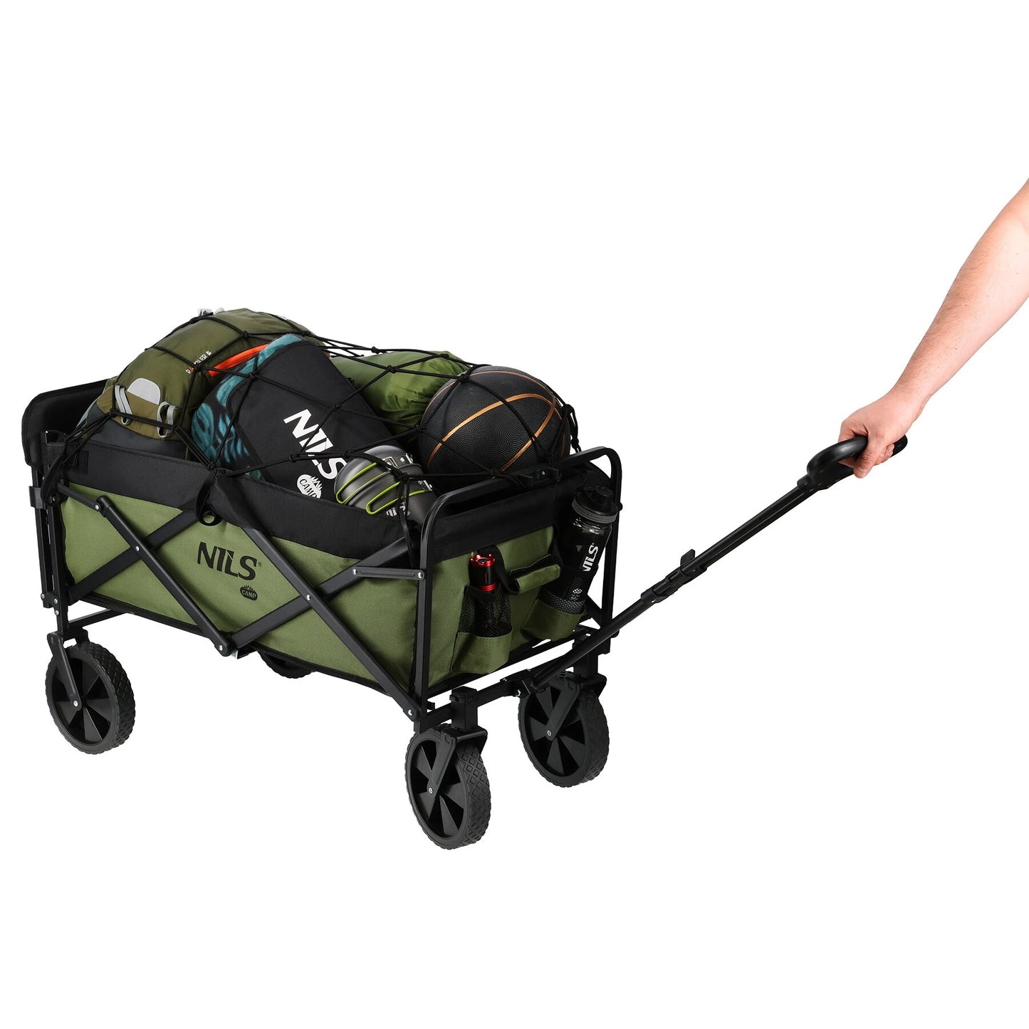 Wózek transportowy Nils Camp NC2602 150L - Zielony