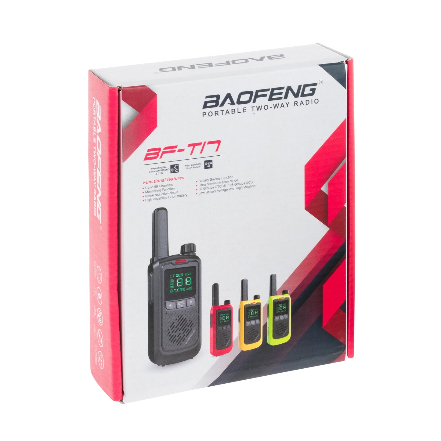 Radiotelefon Baofeng BF-T17 czarny - 2 szt.