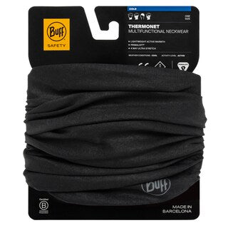 Chusta ochronna Buff Safety Thermonet Neckwear - Solid Black