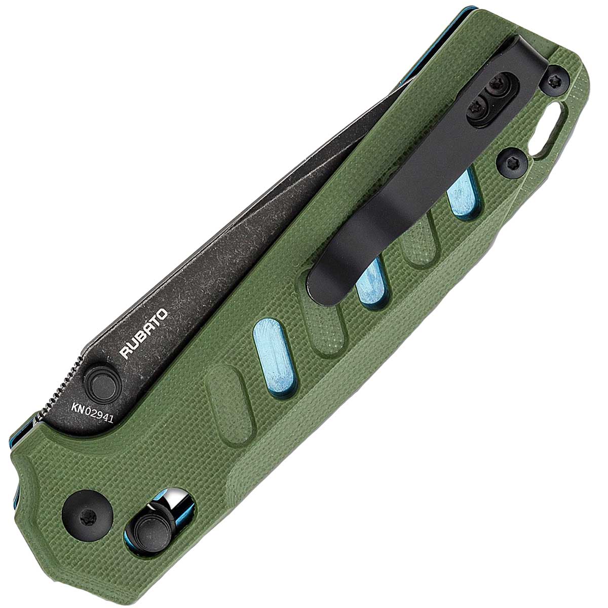 Nóż składany Oknife Rubato OD Green - stal nierdzewna 154CM