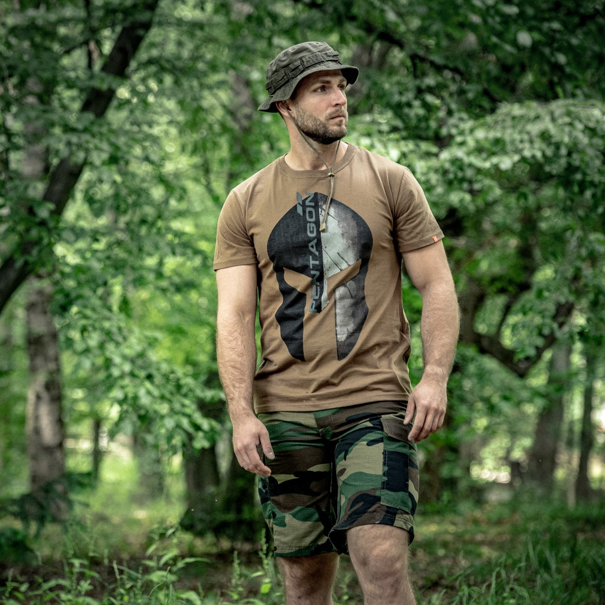 Szorty Pentagon BDU - Woodland