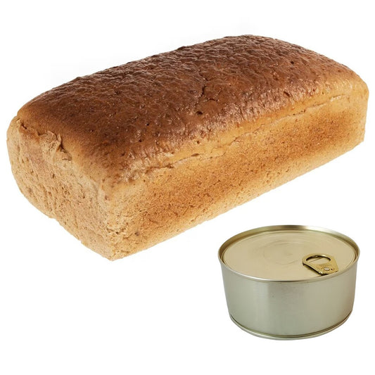 Chleb pytlowy 700 g + tuszonka wojskowa Arpol 300 g - zestaw