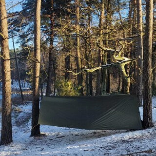 Płachta biwakowa Bushmen Easy Tarp 4 x 3 m - Green