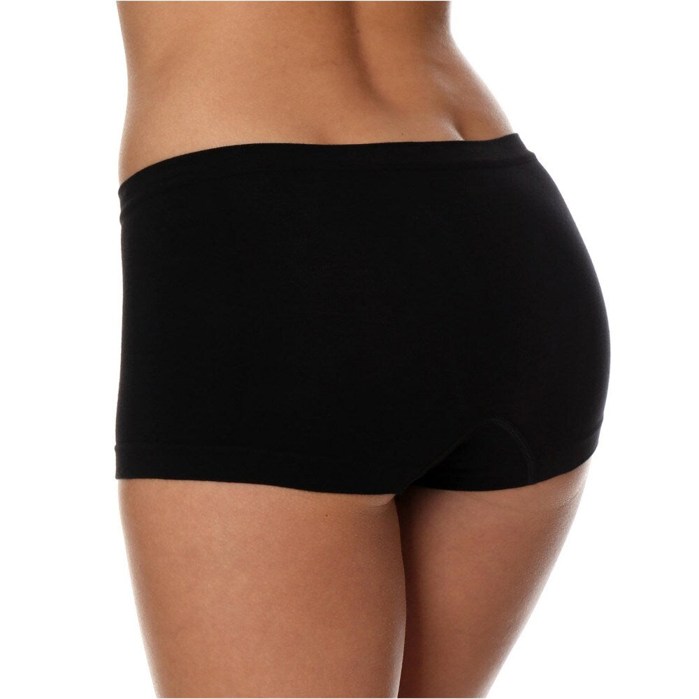 Bokserki damskie termoaktywne Brubeck Comfort Cotton - Czarne