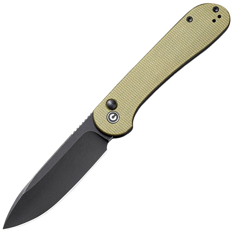 Nóż składany Civivi Elementum Button Lock Micarta - Olive