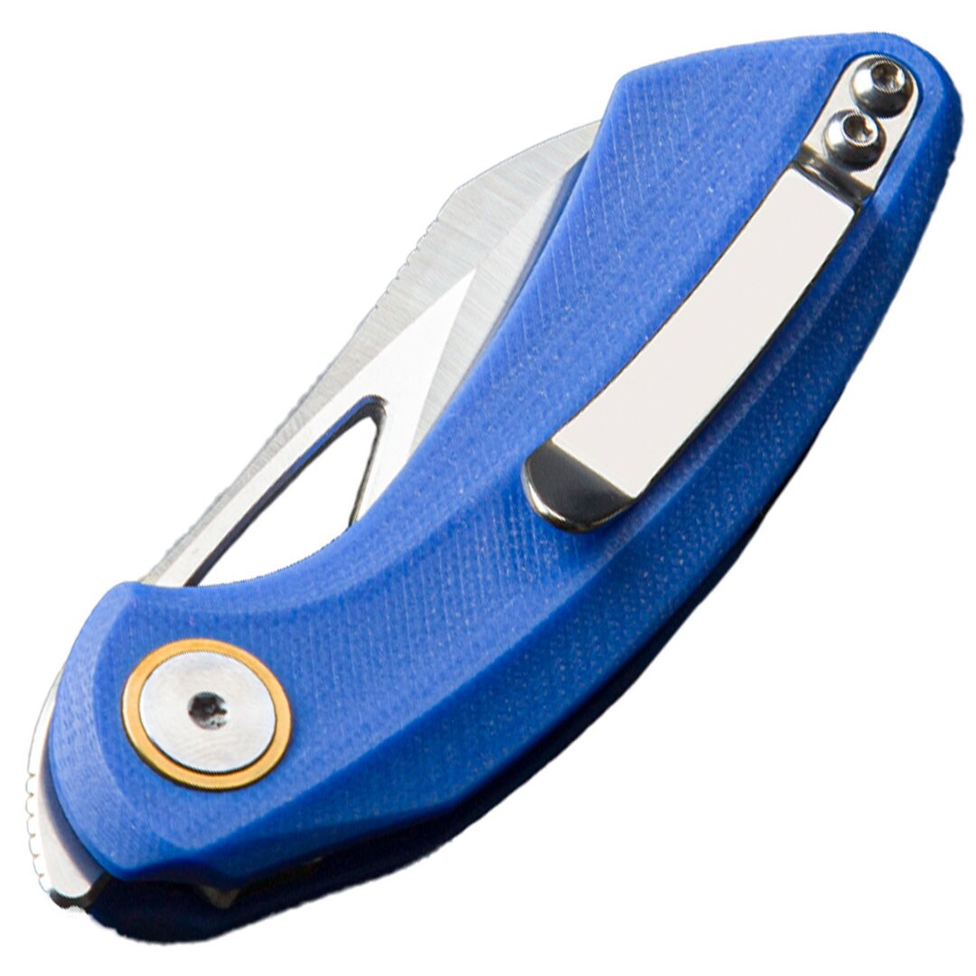 Nóż składany Bestech Knives Bihai Stonewash - Blue