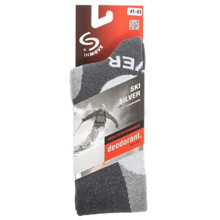 Skarpety INMOVE Ski Silver Deo - White/Graphite