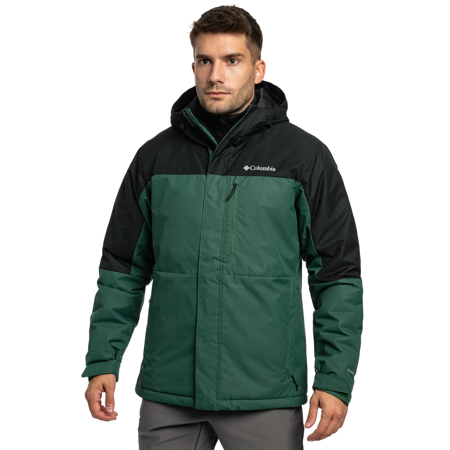 Kurtka Columbia Hikebound II Insulated Waterproof Jacket - Rain Forest/Black