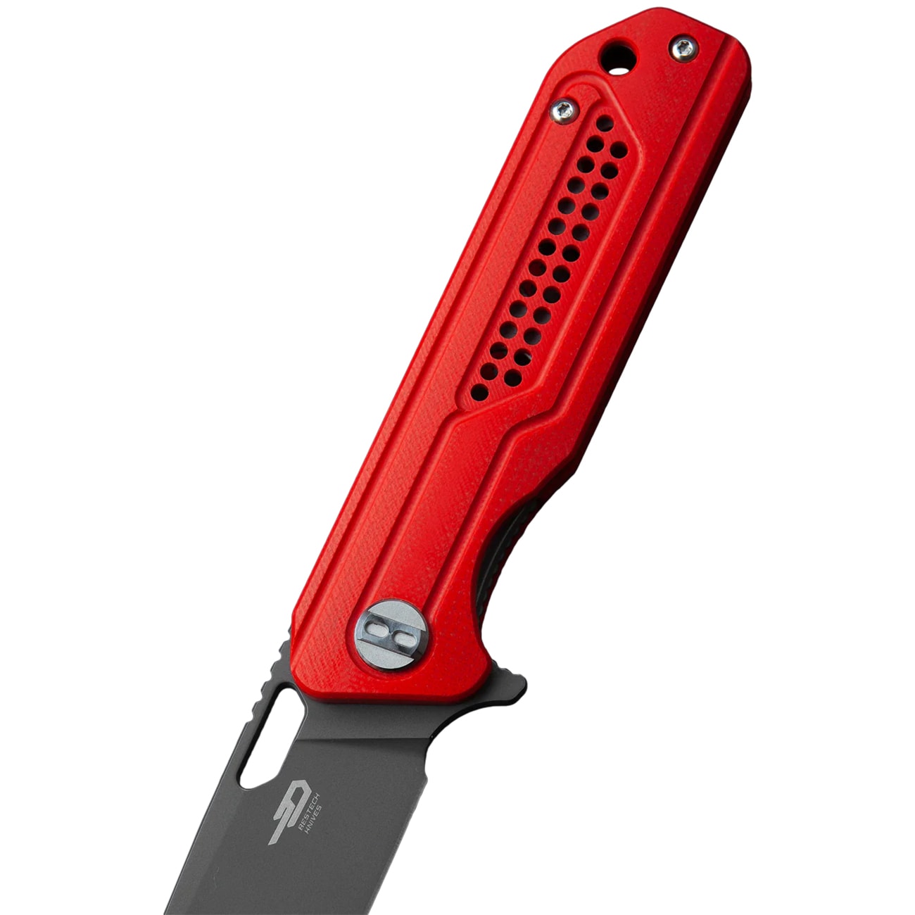 Nóż składany Bestech Knives Circuit Gray Titanium - Red