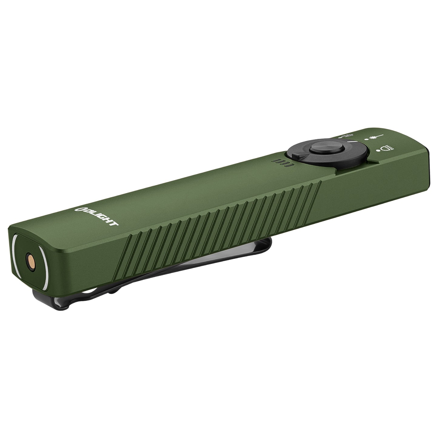 Latarka ze wskaźnikiem laserowym Olight Arkfeld Pro UV Cool White OD Green - 1300 lumenów