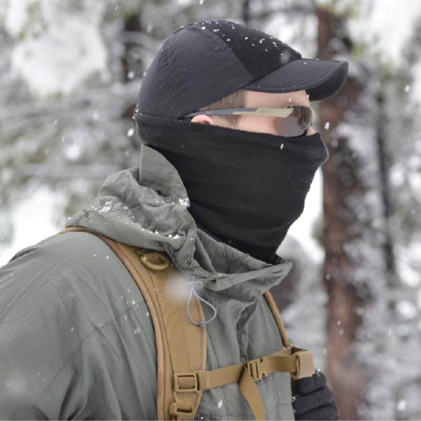 Czapka z daszkiem Helikon Folding Outdoor Cap - Black
