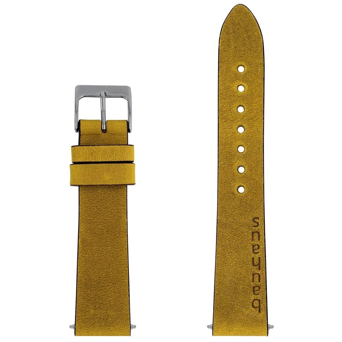 Pasek skórzany Bauhaus do zegarka 20 mm - Jasnobrązowy