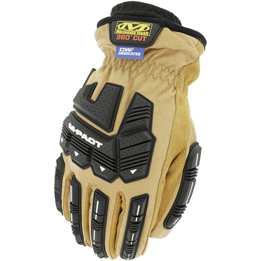 Rękawice taktyczne Mechanix Wear M-Pact Insulated Leather Driver F9-360 - Coyote