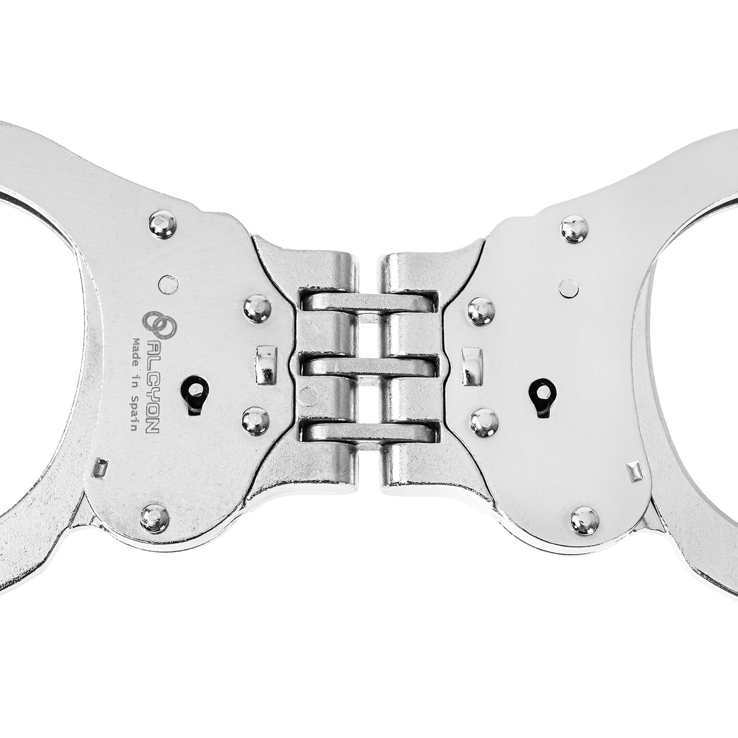 Kajdanki zawiasowe Alcyon Hinge Steel srebrne