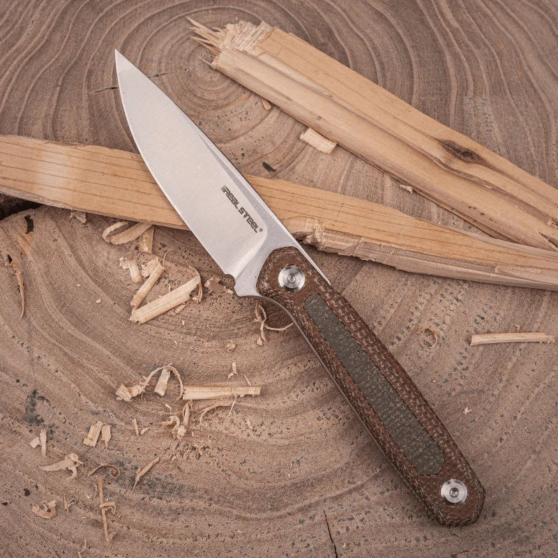 Nóż Real Steel Dex 3501NG - Natural/Green Micarta