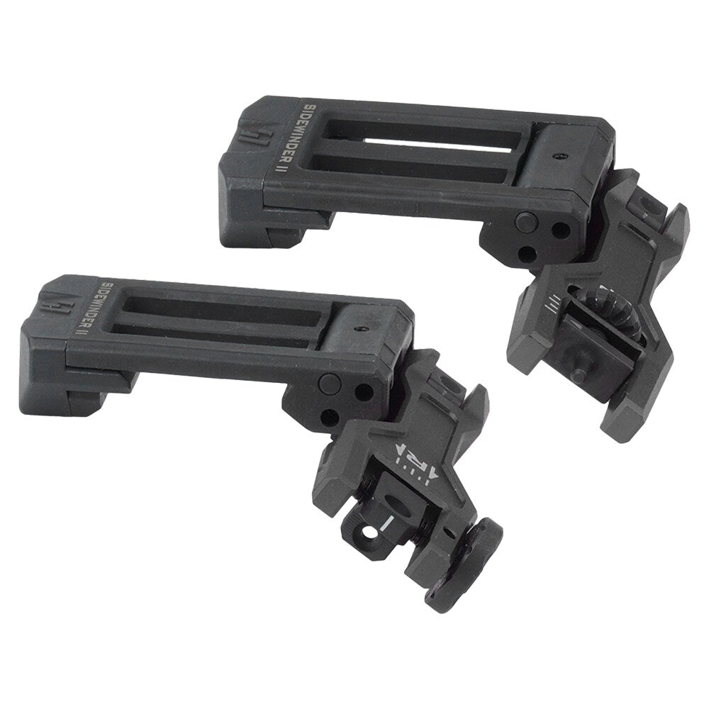 Składane przyrządy celownicze Strike Industries Sidewinder II BUIS Backup Iron Sights - Black