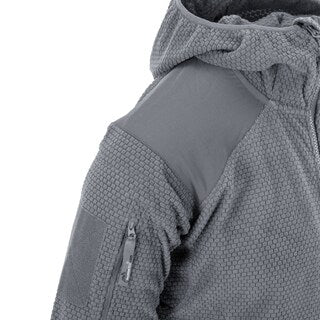 Polar Helikon Alpha Hoodie Grid Fleece - Shadow Grey