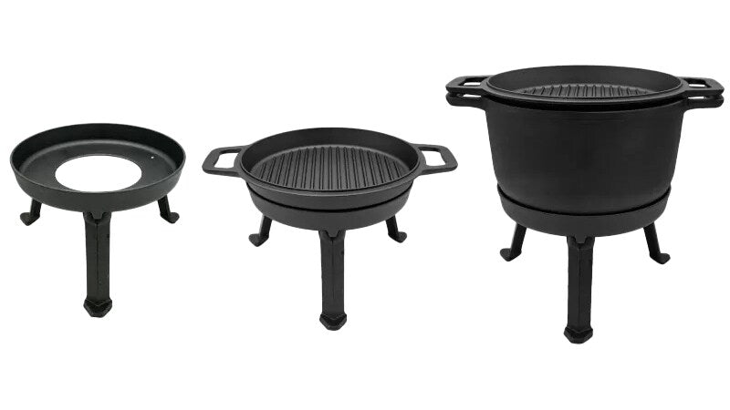 Kociołek żeliwny Meyerhoff 3w1 - 8 l