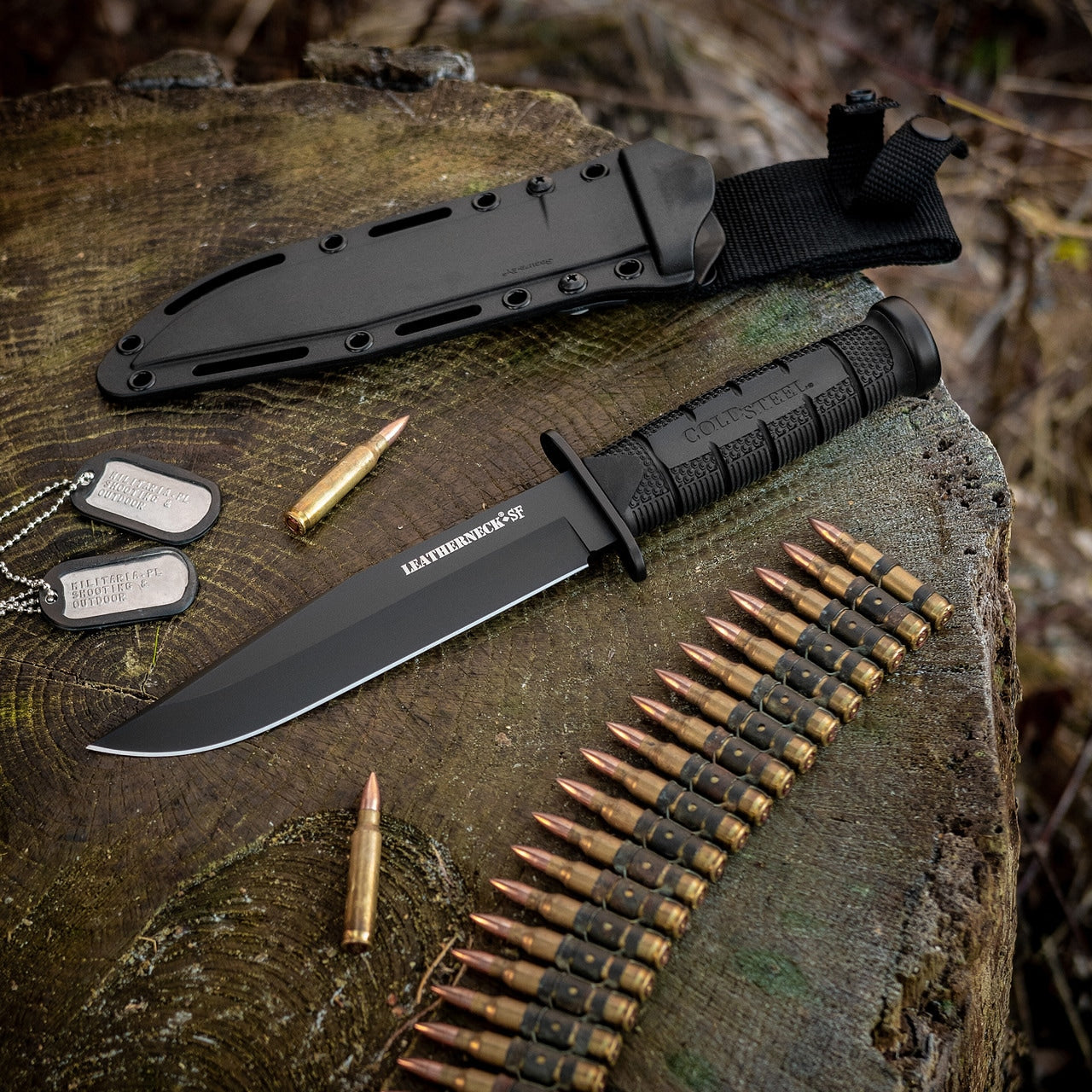 Nóż wojskowy Cold Steel Leatherneck SF D2