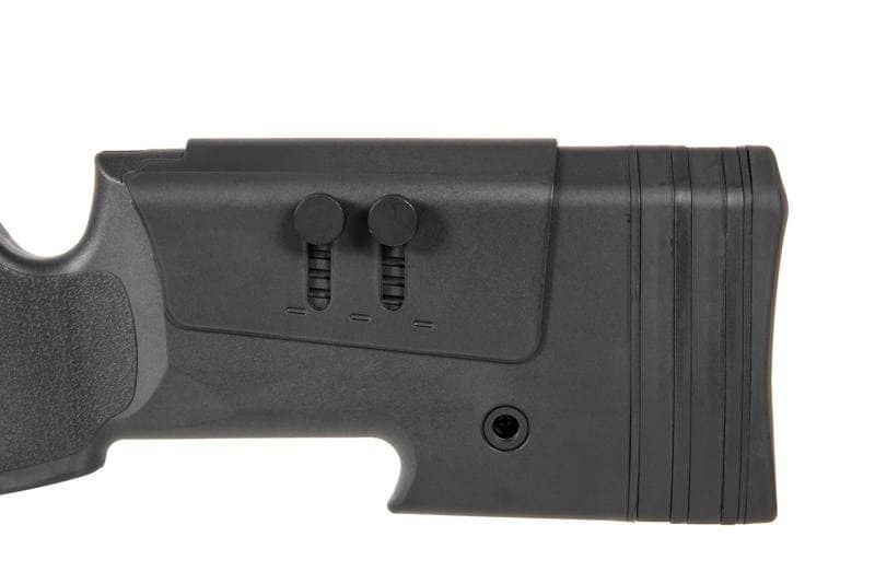 Karabin snajperski ASG Specna Arms SA-S03 CORE z lunetą i dwójnogiem - czarny