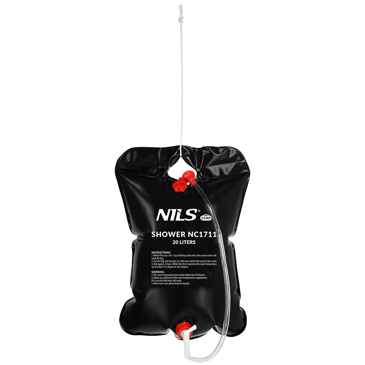 Prysznic turystyczny solarny Nils Camp 20 l