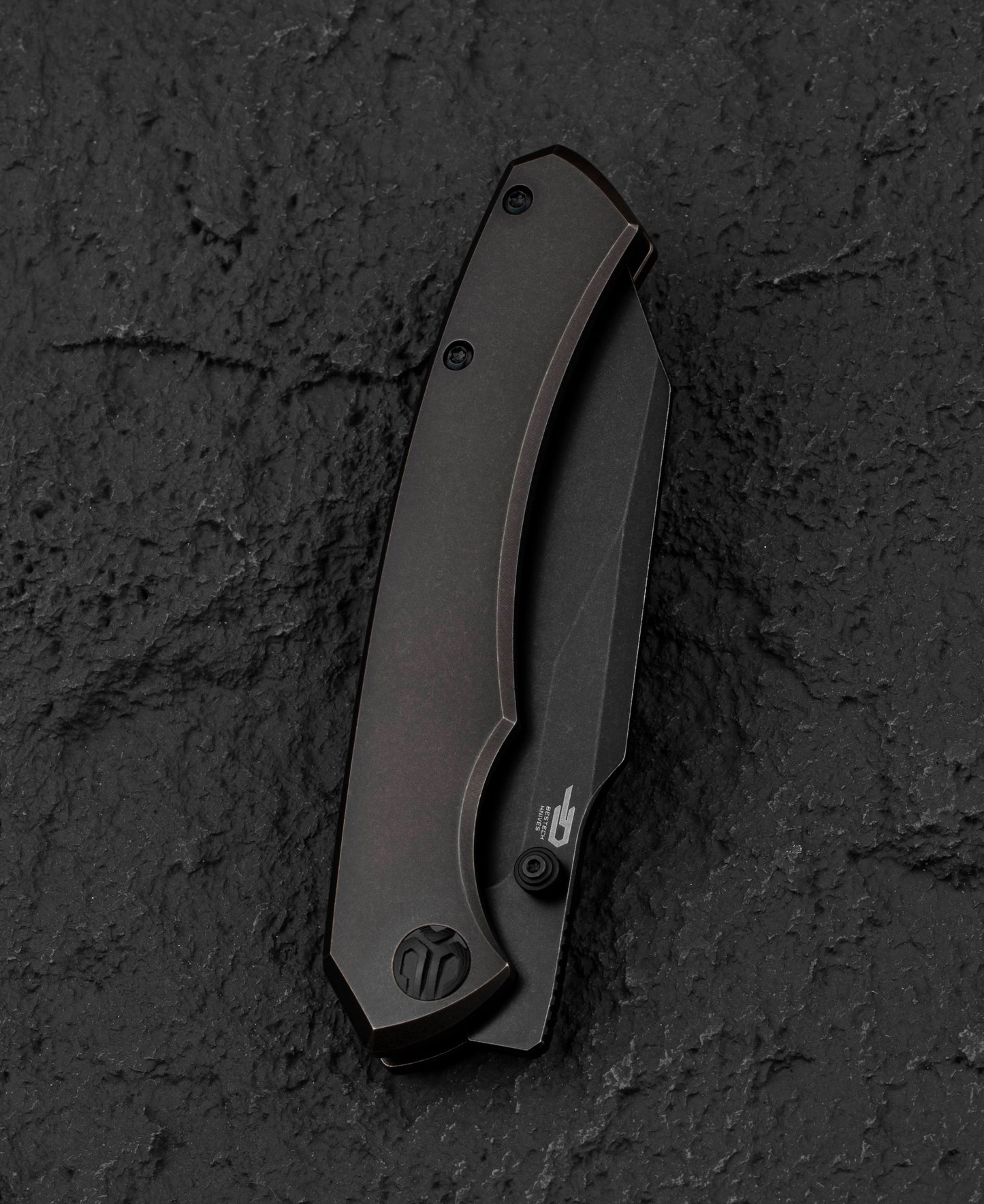 Nóż składany Bestech Clastic - Black Bronze/Stonewash