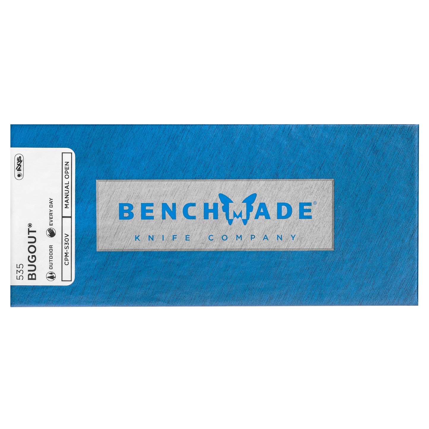 Nóż składany Benchmade Bugout CPM-S30V - Blue Grivory