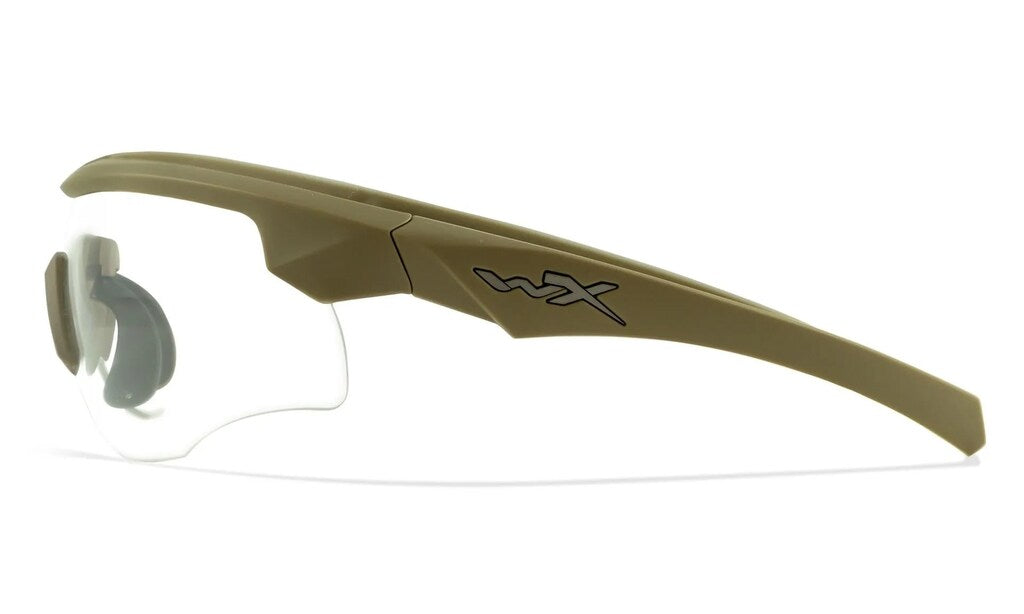 Okulary taktyczne Wiley X Rogue Comm Set 3in1 - Matte Tan
