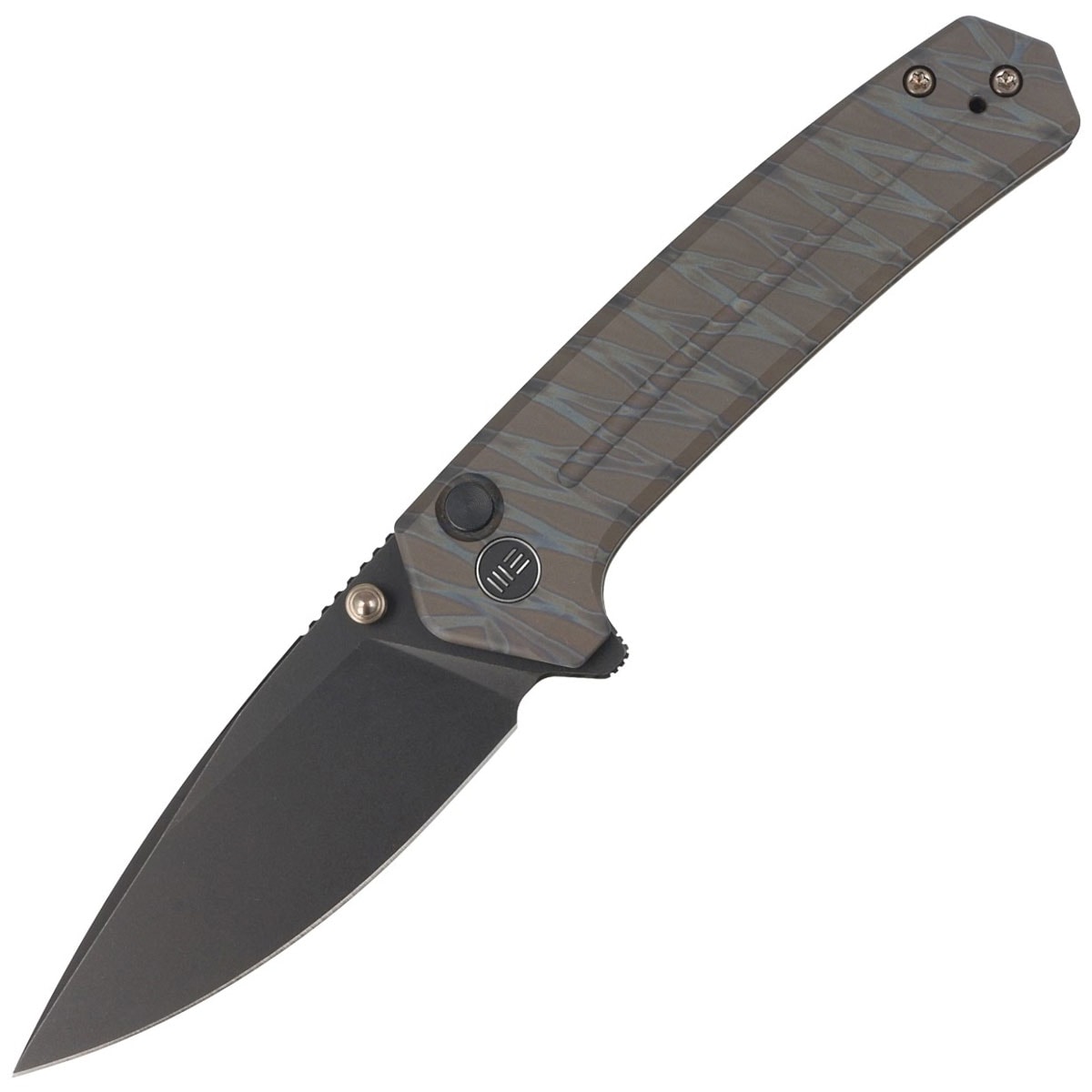 Nóż składany WE Knife Culex - Tiger Stripe Pattern Flamed Titanium Handle
