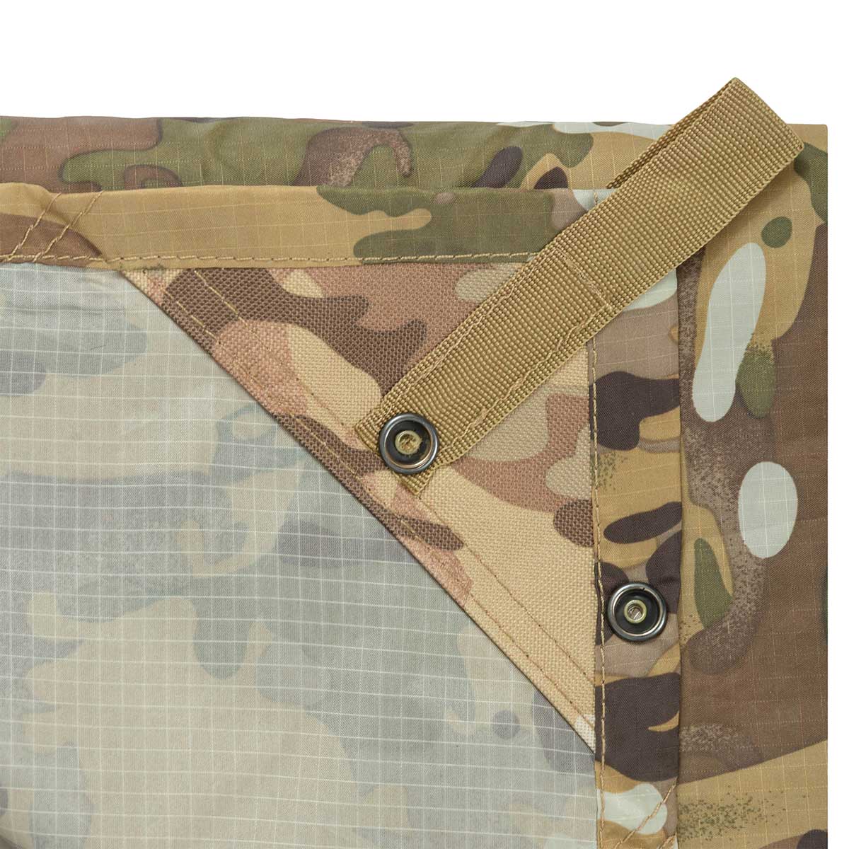 Płachta biwakowa Highlander Forces Basha Tarp - Arid MC Camo